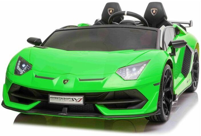 Outdoor Toys - Licensed Lamborghini svj 24V Drift Model Ride On Electric Car - Green - Green