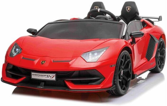 OUTDOOR TOYS Licensed Lamborghini svj 24V Drift Model Ride On Electric Car - Red - Red