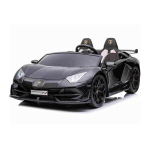 OUTDOOR TOYS Licensed Lamborghini svj 24V Drift Model Ride On Electric Car - Black - Black
