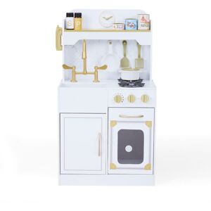 Petite Versailles Classic Play Kitchen with Accessories, White - Teamson Kids