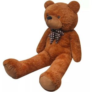 Sweiko - xxl Soft Plush Teddy Bear Toy Brown 160 cm VDFF31792UK