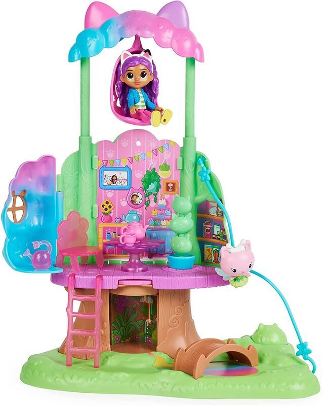 GABBY'S DOLLHOUSE Gabby's Garden Treehouse Playset