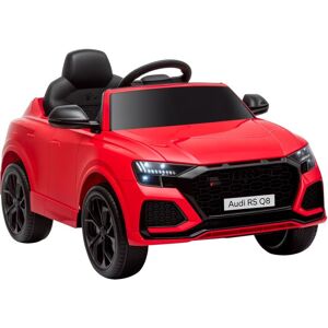 Homcom - 6V Kids Electric Ride On Car rs Q8 Licensed with Bluetooth for 3-5 Years Red