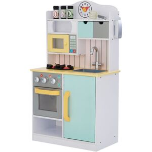 Teamson Kids - Little Chef Florence Classic Interactive Wooden Play Kitchen, White