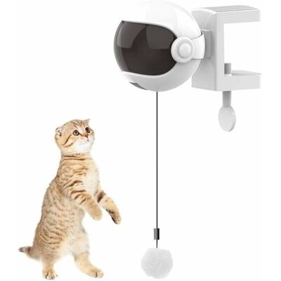 BASETBL Intelligent Cat Toy, Cat Toy, Interactive Cat Toy, Automatic Lifting Ball Interactive Puzzle, Smart Pet Toys (White) - Fei Yu BASETBL Intelligent Cat Toy, Cat Toy, Interactive Cat Toy, Automatic Lifting Ball Interactive Puzzle, Smart Pet Toys (White) - Fei Yu