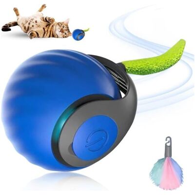 ENLENK Interactive Cat Toy, 2025 New Interactive Cat Ball Toy With Plush Tail (blue) ENLENK Interactive Cat Toy, 2025 New Interactive Cat Ball Toy With Plush Tail (blue)