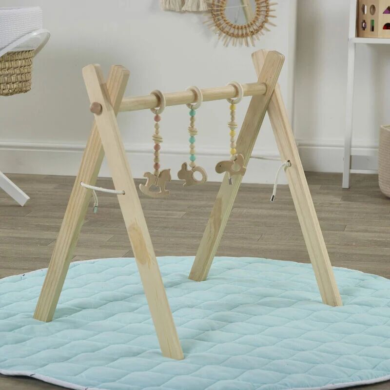 KINDER VALLEY Wooden Baby Play Gym