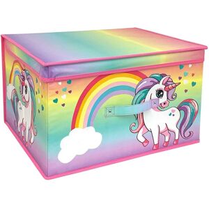 The Magic Toy Shop - rainbow unicorn storage box - Multi-coloured