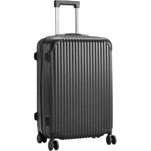 LIVINGANDHOME Black 28 inch Hardshell Spinner Wheel Luggage Travel Suitcase