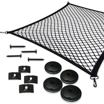 SNQ Car luggage net, elastic nylon trunk net 110x60cm protective net, multifunctional partition net for dog trunk SNQ Car luggage net, elastic nylon trunk net 110x60cm protective net, multifunctional partition net for dog trunk