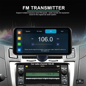 Tlily - 6.25In Screen MP5 Player Portable Bluetooth Car Radio Wireless Carplay Android Car Universal Multimedia-Without Camera