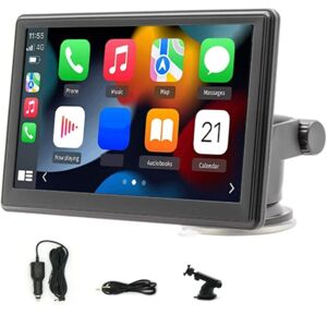 TLILY 7 Inch Wireless Carplay Android Auto Player Car GPS Navigation Mobile Phone Interconnection Multimedia Bluetooth MP5