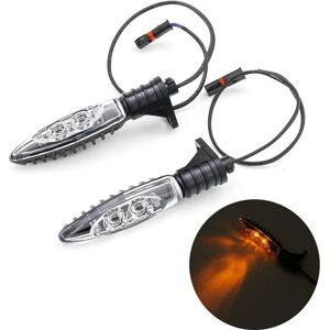 Aougo - 1 Pair For Motorcycle led Turn Signal Light Front Indicator Turn Lamp For R1200gs HP4 Adventure F800gs R1200r