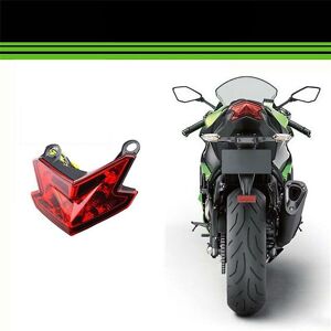 Woosien - Led Integrated Taillight Turn Signal For Z125 Z800 Ninja Zx-6r Zx636 2013-2018 Motorcycle Rear Brak