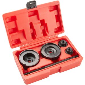 TECTAKE Rear wheel bearing puller tool set - bearing press, bearing removal tool, wheel bearing removal tool - red