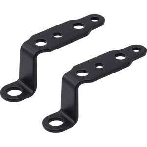 CSPARKV 2PCS Motorcycle Headlight Mount Brackets Black,Stainless Steel Motorcycle Fog Light Mounting Bracket Motorbike Mirror Hole Extension Mount