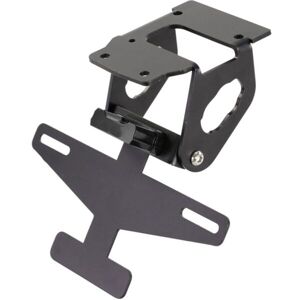 Tlily - For Kawasaki Z900 z 900 2017-2023 Motorcycle Rear License Plate Frame Folding Mounting Bracket with led Light, Black