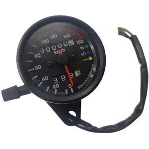 Tlily - New Motorbike Dashboard Retrofit Small Gauges with Indicators led Two-Colour Mood Light Retro Odometer Monkey Gauges