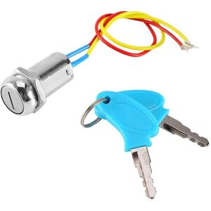 YS-YALOTRS Motorcycle Mobility Scooter Ignition Barrel Switch, 2-Wire Key Ignition Switch Lock for Electric Scooter ATV Moped Kart YS-YALOTRS Motorcycle Mobility Scooter Ignition Barrel Switch, 2-Wire Key Ignition Switch Lock for Electric Scooter ATV Moped Kart