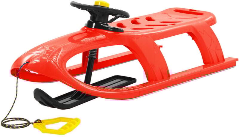 Vidaxl - Sledge with Wheel Red 102.5x40x23 cm Polypropylene