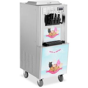 ROYAL CATERING Soft Ice Cream Machine Frozen Yoghurt Ice Cream Machine 2140 w 33 l/h 3 flavours