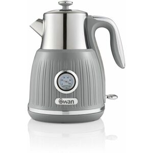 Retro 1.5L Dial Kettle Grey - Swan