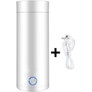 1 Piece Mini Travel Kettle, 400ml Small Stainless Steel Kettle, White, 3-in-1 Electric Cup, Suitable for Tea, Milk and Coffee Ymyny 1 Piece Mini Travel Kettle, 400ml Small Stainless Steel Kettle, White, 3-in-1 Electric Cup, Suitable for Tea, Milk and Coffee Ymyny