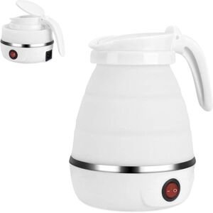 TINOR 0.6L Foldable Electric Kettle, Mini Silicone Collapsible Kettle with Stainless Steel Bottom, Foldable Electric Travel Kettle for Outdoor Hiking TINOR 0.6L Foldable Electric Kettle, Mini Silicone Collapsible Kettle with Stainless Steel Bottom, Foldable Electric Travel Kettle for Outdoor Hiking