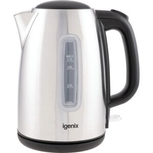 1.7L Brushed Stainless Cordless Kettle - Igenix 1.7L Brushed Stainless Cordless Kettle - Igenix
