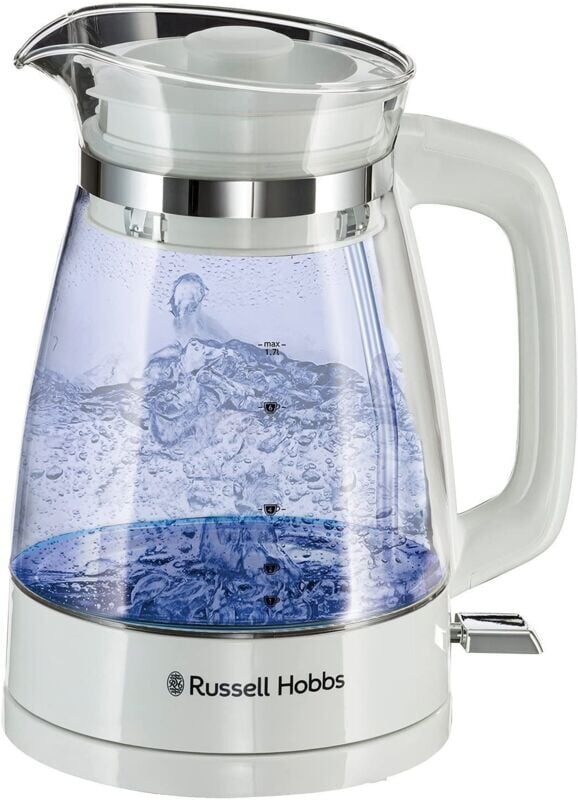 Russell Hobbs - 26081 Classic Glass Kettle, 1.7 Litre, White