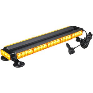 Drillpro - 12/24v 46LED Beacon Bar Light Yellow Recovery Warning Strobe 61cm lbtn