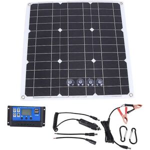 WOOSIEN 200 Watt 200w solar panel kit with lcd solar controller 12v rv boat off grid