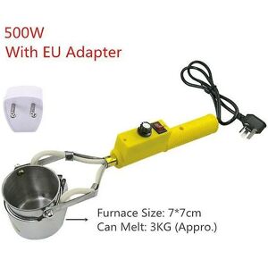 WOOSIEN 300W 400w 500w electric adjustable melting furnace plate casting heads lead tin indium melt soldering tool metal solder furnaces 500w eu adapter