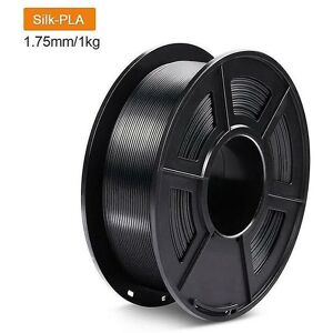 Woosien - 3D printer filament 1.75mm 1kg no tangles no bubbles silk pla filament for school home showroom office electronics fields Silk black