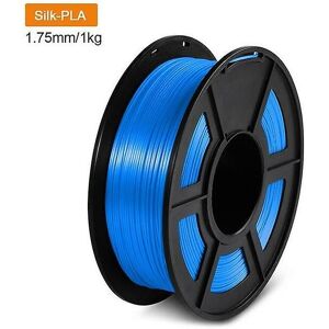 Woosien - 3D printer filament 1.75mm 1kg no tangles no bubbles silk pla filament for school home showroom office electronics fields Silk blue