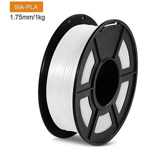 Woosien - 3D printer filament 1.75mm 1kg no tangles no bubbles silk pla filament for school home showroom office electronics fields Silk white