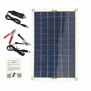 WOOSIEN 50W solar panel usb output solar cells poly solar-panel for 12v/24v battery power charger