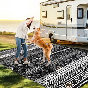 Maerex - 5x8ft Outdoor Rug Garden Caravan Camping Carpet pp Tube