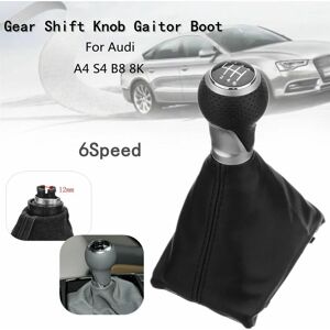 Drillpro - 6-Speed Manual Gear Shift Knob For Audi A4 S4 B8 8K S-Line lbtn