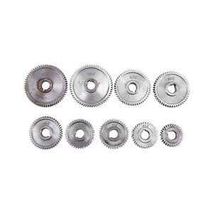 Woosien - 9Pcs/set cj0618 household small lathe, micro lathe gear, metal exchange gear retail