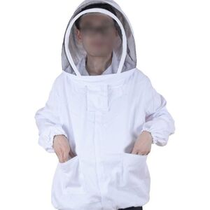 WOOSIEN Bee keeping clothes protective clothing beekeeping jacket smock beekeeper equipment n0pa L