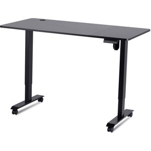 Devoko - 160CM Height Adjustable Standing Desk with Electric Motor, Computer desk, Intelligent Memory Height, Collision Protection,Black/Black with