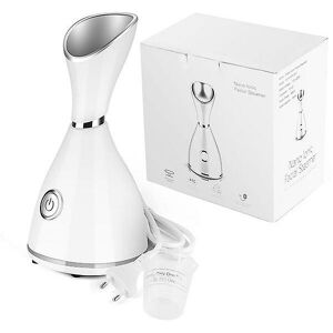 WOOSIEN Facial steamer nano ionic face sprayer spa salon skin care machine for home face sauna spa sinuses cleansing pores dropshipping Uk plug white