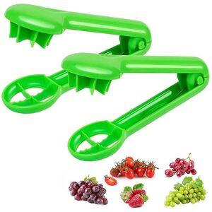 WOOSIEN Grape Slicer for Toddlers 2 Pack Seedless Grape Baby Cherry Strawberry Slicer for Vegetable Fruit Salad