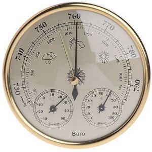 Woosien - Household weather station barometer thermometer hygrometer wall hanging b