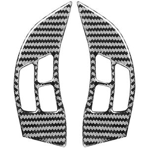 WOOSIEN For Rx8 -8 2004-2008 Carbon Fiber Car Steering Wheel Cover Trim Stickers Interior Accessories