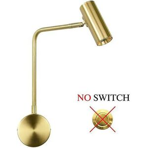 WOOSIEN Led indoor lighting golden decor wall lamps 7w with switch for bedroom bedside living room aisle sconces luminaire minimalist 4000kNo switch