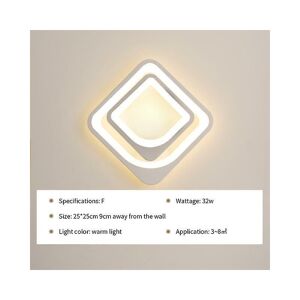 WOOSIEN Led wall lamp modern indoor sconce for bedroom bedside living room aisle corridor stairs home decorative antlers light fixtures Warm whiteType f