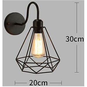 WOOSIEN Led wall light retro loft industrial wall lamp black e27 vintage sconces wall lamp industrial lighting fixture indoor e