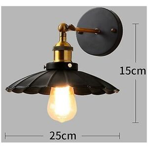 WOOSIEN Led wall light retro loft industrial wall lamp black e27 vintage sconces wall lamp industrial lighting fixture indoor j